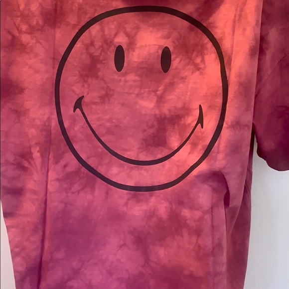 Smiley Originals smile more in tie die Mauve new - Picture 12 of 15